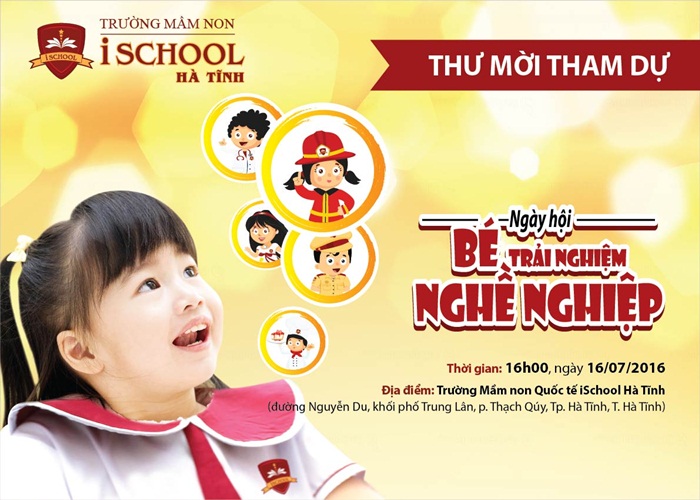 Ngày hội bé trải nghiệm nghề nghiệp – Xây dựng ước mơ cùng con