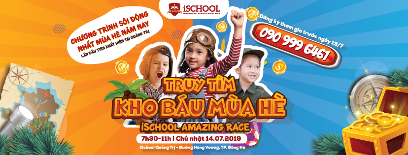 Chương trình Truy tìm kho báu mùa hè – iSchool Amazing Race lần đầu tiên có mặt tại Quảng Trị
