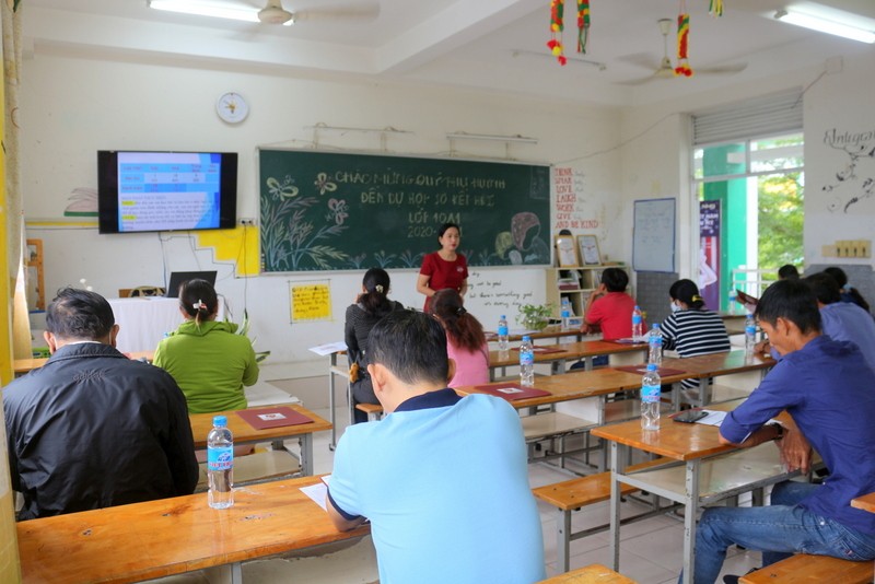 iSchool Long Xuyên: Họp Phụ huynh học sinh cuối học kì I