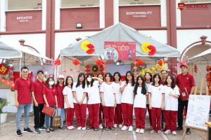 Trại Xuân dân tộc Tày của lớp 8A