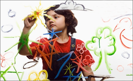 Cho con thỏa sức sáng tạo