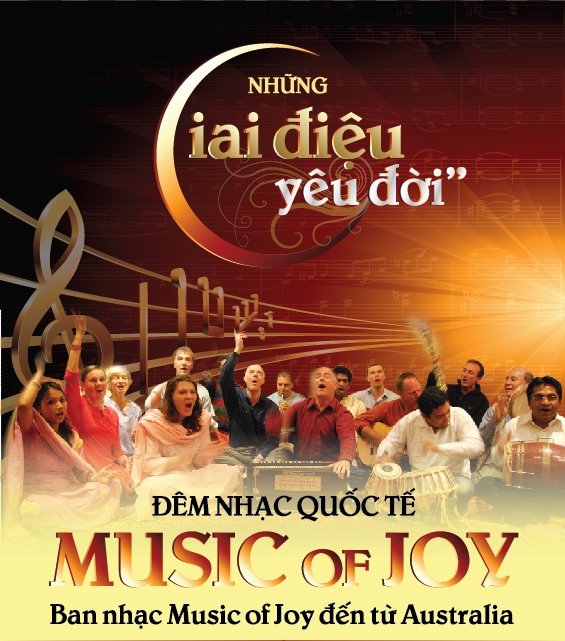 Thư mời tham dự đêm nhạc quốc tế Music of Joy