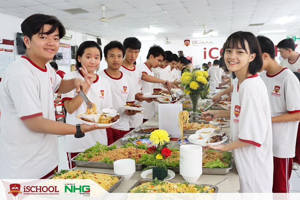 Văn hoá bán trú tại iSchool Long An