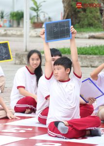 Minh Tri luôn là một học sinh năng nổ trong các hoạt động của trường