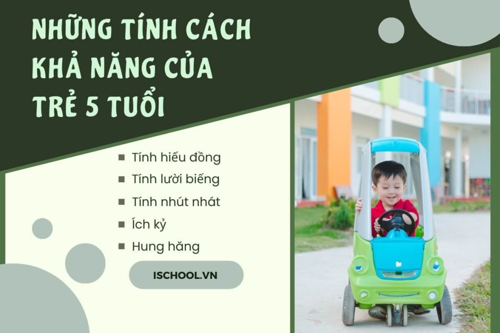 Những tính cách khả năng của trẻ 5 tuổi nổi trội nhất