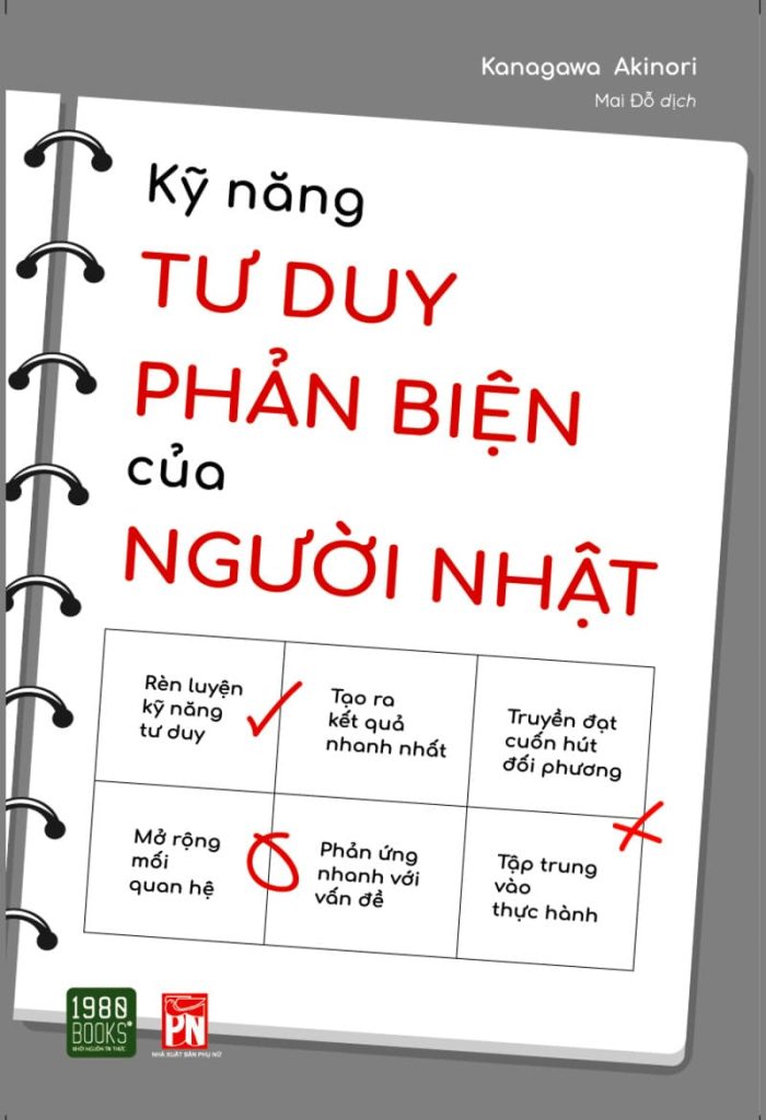 sách kỹ năng tư duy phản biện của người Nhật