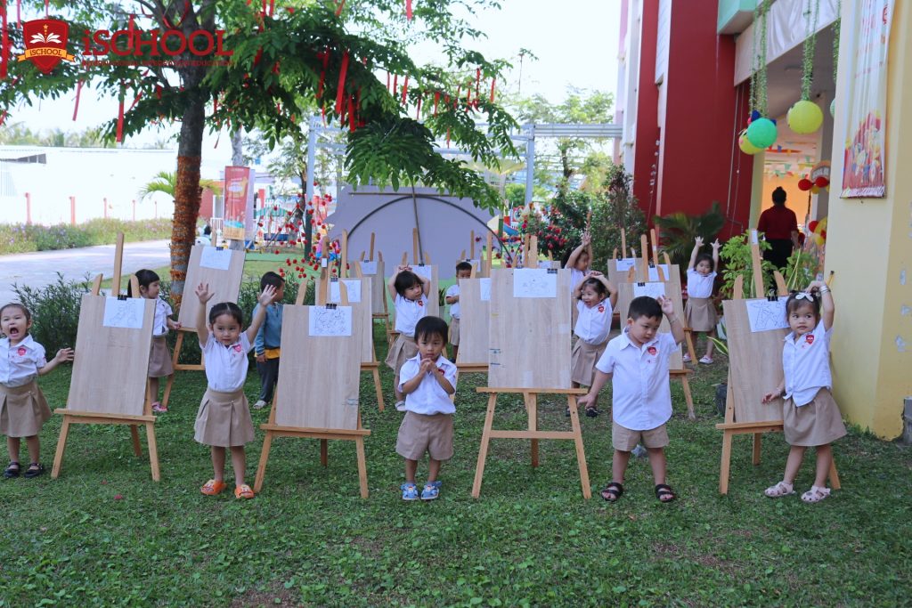 Khối Mầm non iSchool Rạch Giá tham gia hoạt động “Bé khéo tay”