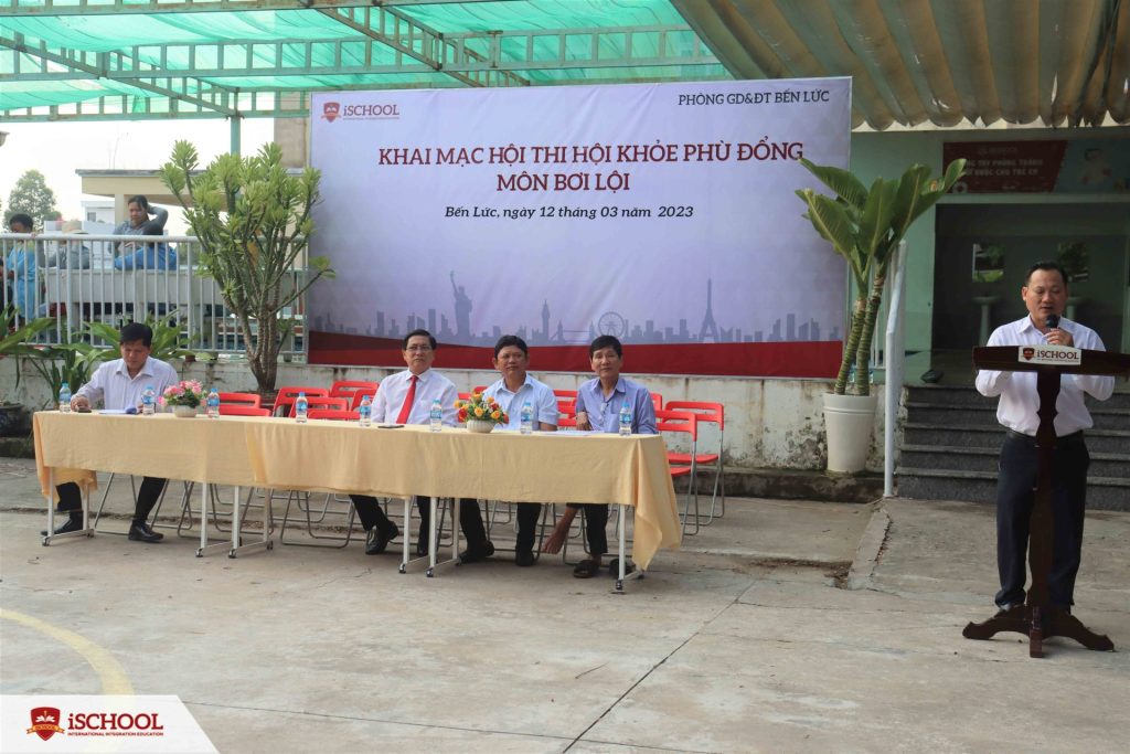 iSchool Long An đồng hành cùng Hội thi Hội khỏe Phù Đổng môn bơi lội cấp huyện năm 2023