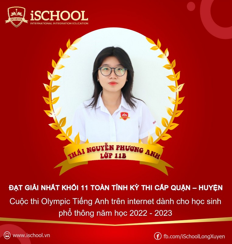 CHÚC MỪNG iSERS LONG XUYÊN ĐẠT GIẢI IOE CẤP QUẬN/HUYỆN