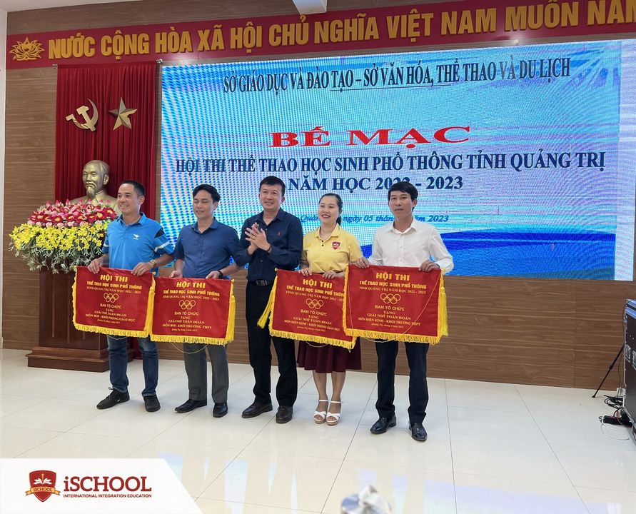 Chúc mừng iSchool Quảng Trị đạt giải Nhì toàn đoàn môn Bơi tại Hội thi thể thao học sinh phổ thông tỉnh Quảng Trị