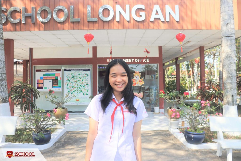 Em cảm thấy rất hạnh phúc khi học tập tại iSchool Long An
