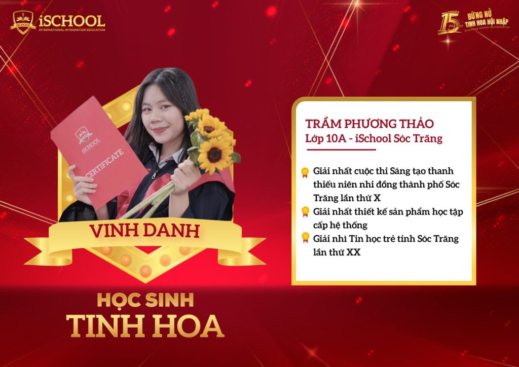 TRẦM PHƯƠNG THẢO – ĐAM MÊ SÁNG TẠO, CHINH PHỤC MỌI CUỘC THI