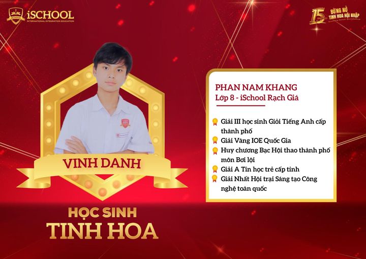 PHAN NAM KHANG – CÂN MỌI CUỘC THI, MANG VỀ THÀNH TÍCH KHỦNG