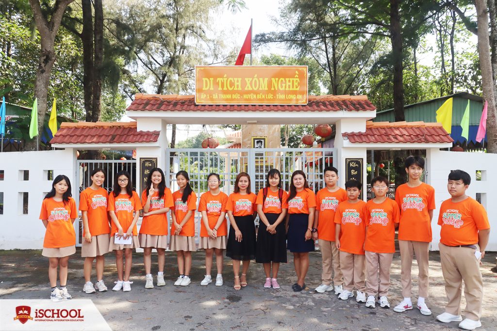 Học sinh khóa hè Summer Camp iSchool Long An hành trình về nguồn