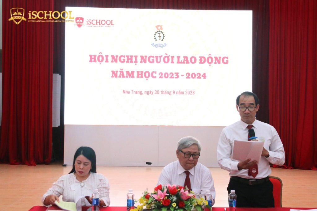 iSchool Nha Trang: Tổ chức thành công Hội nghị Người Lao Động Năm học 2023 – 2024