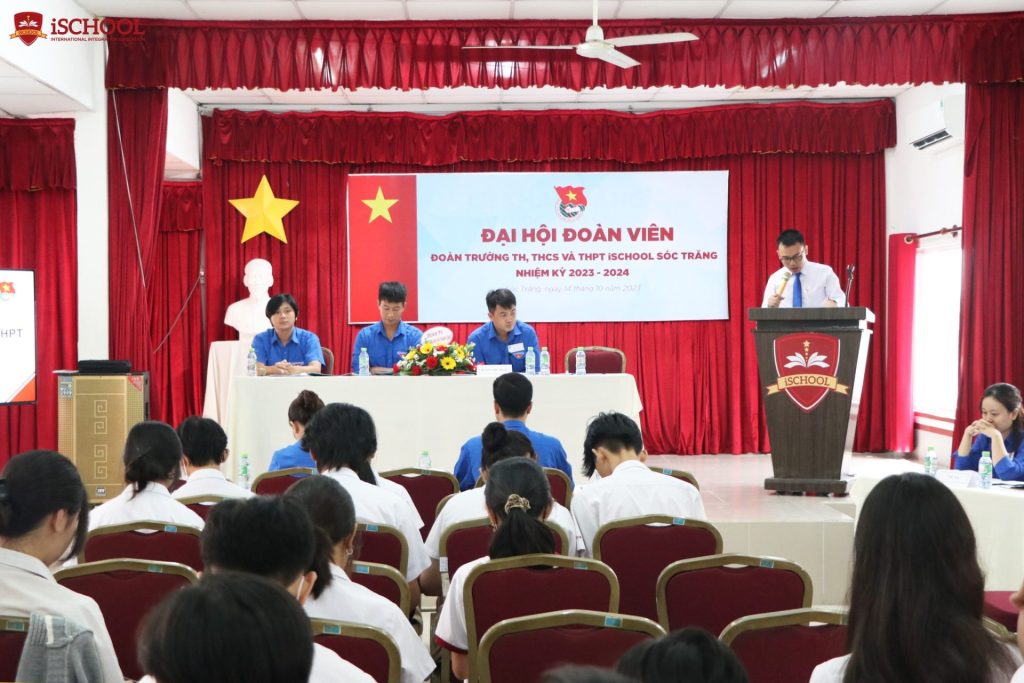 ĐẠI HỘI ĐOÀN VIÊN TRƯỜNG TH, THCS & THPT iSCHOOL SÓC TRĂNG, NHIỆM KỲ 2023 – 2024