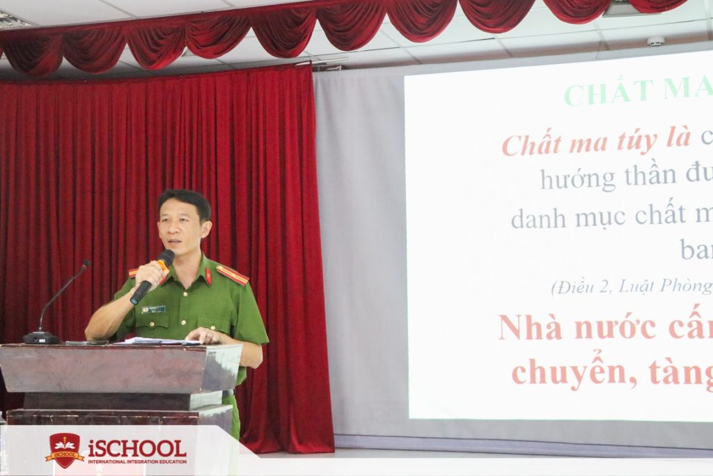TUYÊN TRUYỀN PHÒNG, CHỐNG MA TÚY CHO HỌC SINH iSCHOOL QUY NHƠN