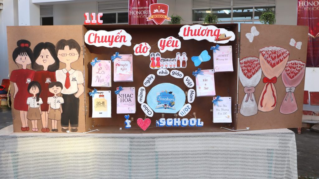 iSCHOOL LONG XUYÊN: SẢN PHẨM BÁO TƯỜNG CHÀO MỪNG 20/11
