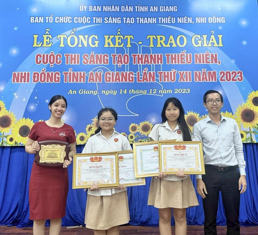 iSCHOOL LONG XUYÊN: TẠI LỄ TỔNG KẾT – TRAO GIẢI CUỘC THI SÁNG TẠO THANH THIẾU NIÊN, NHI ĐỒNG TỈNH AN GIANG LẦN THỨ XII NĂM 2023