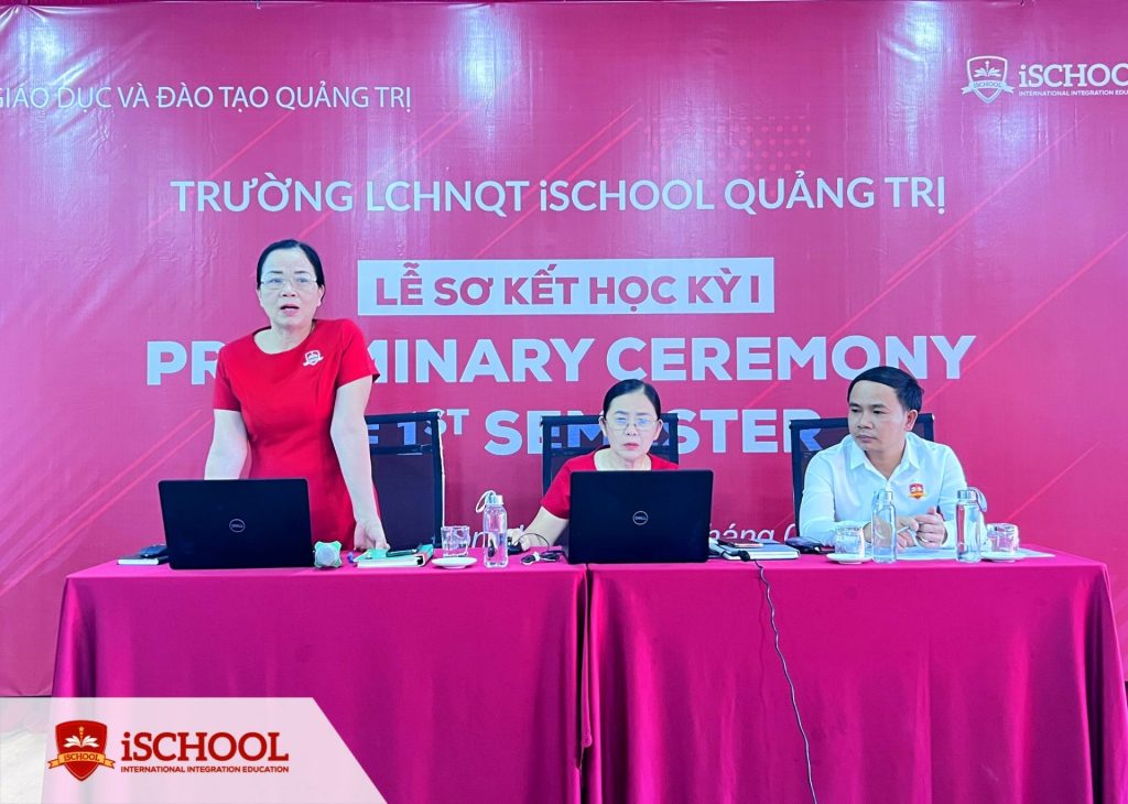 iSCHOOL QUẢNG TRỊ: SƠ KẾT HỌC KỲ I TRONG CÁN BỘ, GIÁO VIÊN, NHÂN VIÊN!