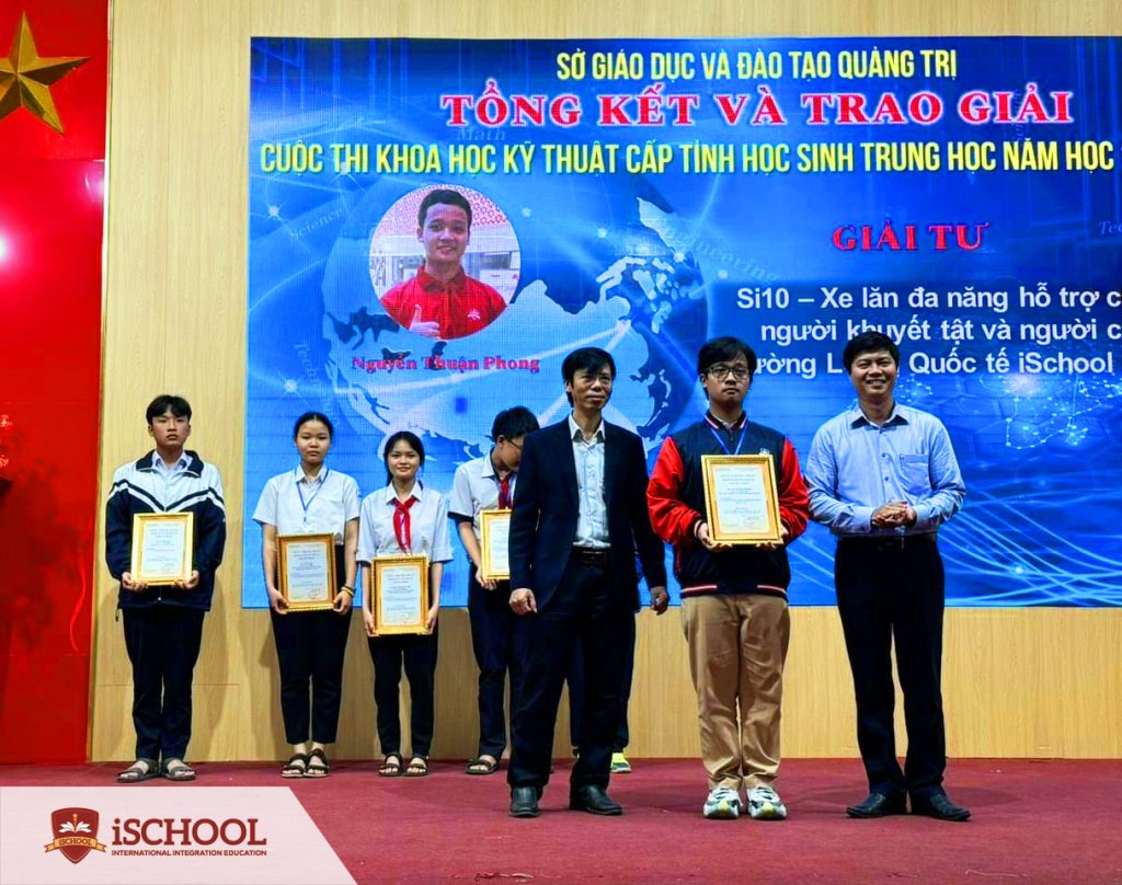 CHÚC MỪNG EM NGUYỄN THUẬN PHONG ĐẠT GIẢI TƯ TẠI CUỘC THI KHKT DÀNH CHO HỌC SINH PHỔ THÔNG