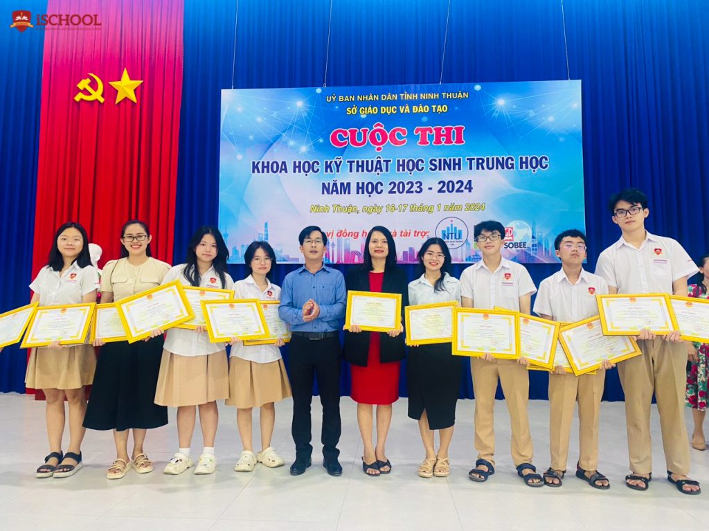 iSers Ninh Thuận đạt nhiều giải trong Cuộc thi KHKT học sinh trung học cấp tỉnh