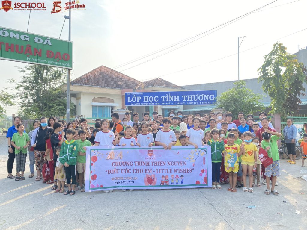 Chuyến đi thiện nguyện ý nghĩa chủ đề “Điều Ước Cho Em – Little Wishes” tại lớp học tình thương huyện Bến Lức 2024