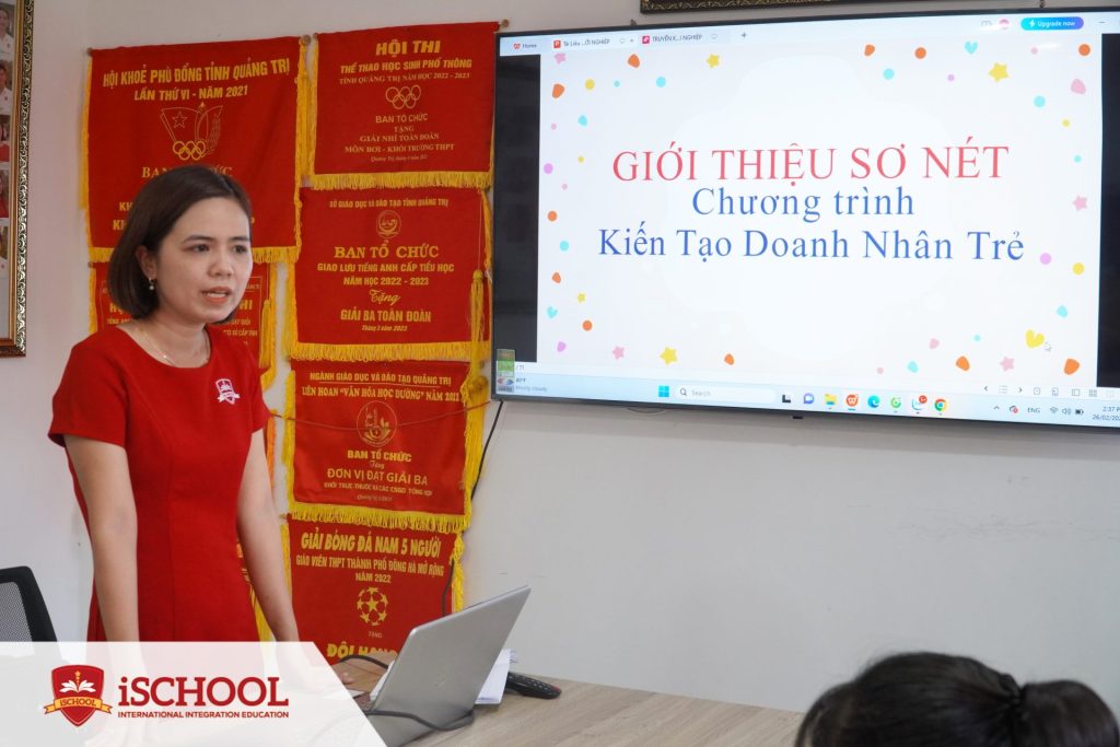 iSCHOOL QUẢNG TRỊ: TẬP HUẤN CHƯƠNG TRÌNH KHAI TRÍ KHỞI NGHIỆP (JA)