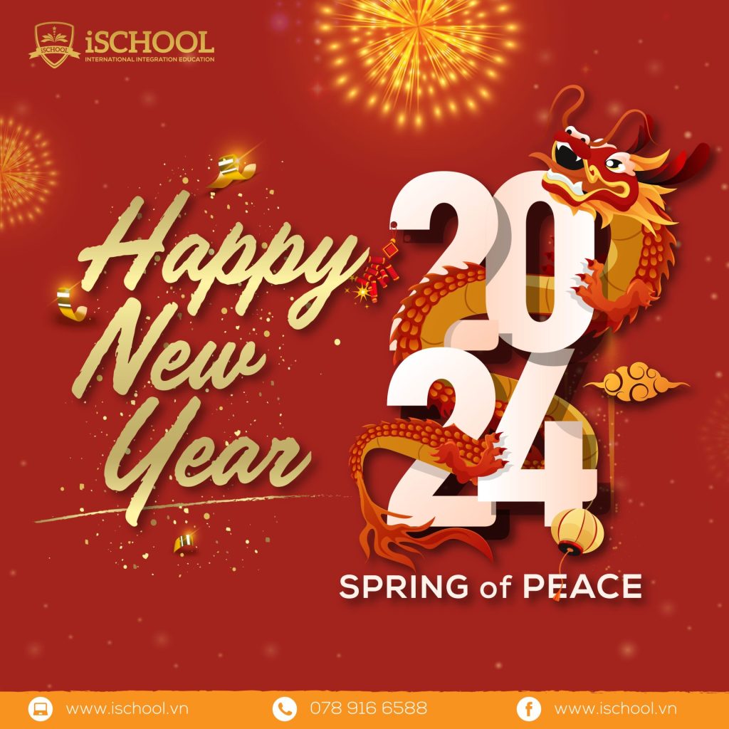 [iSCHOOL BẠC LIÊU] THÔNG BÁO LỊCH NGHỈ TẾT NGUYÊN ĐÁN 2024