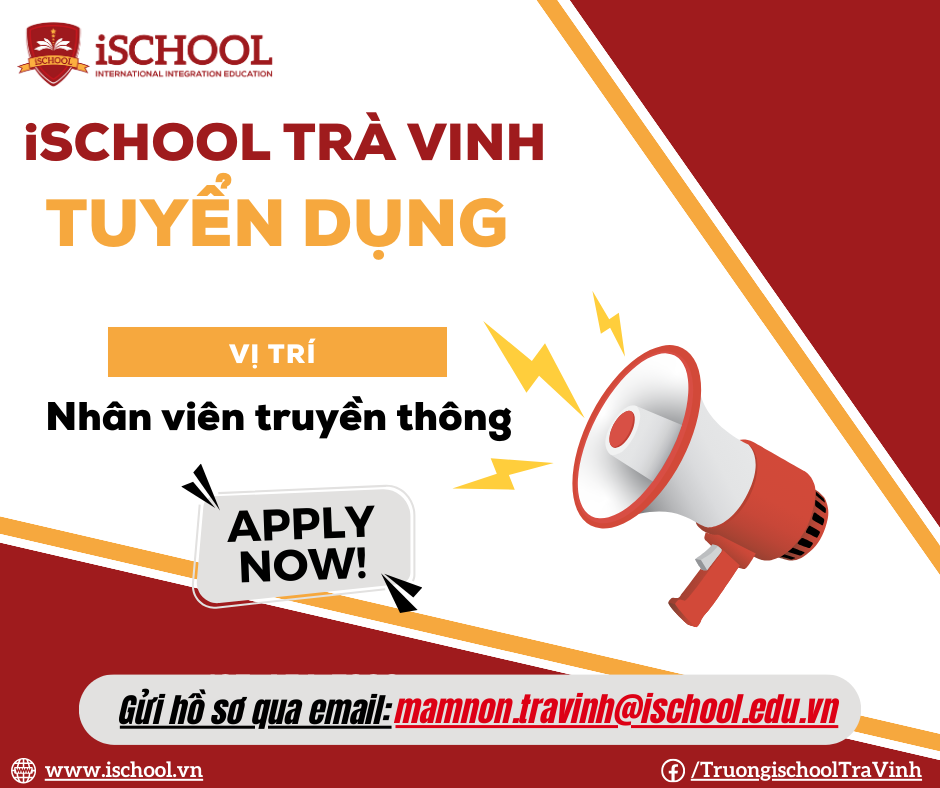 📣📢iSCHOOL TRÀ VINH THÔNG BÁO TUYỂN DỤNG📢📣