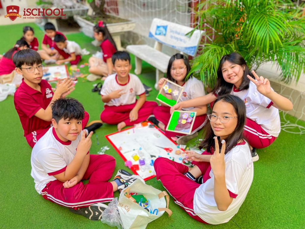 iSCHOOL NHA TRANG: HOẠT ĐỘNG HỌC MĨ THUẬT NGOÀI TRỜI