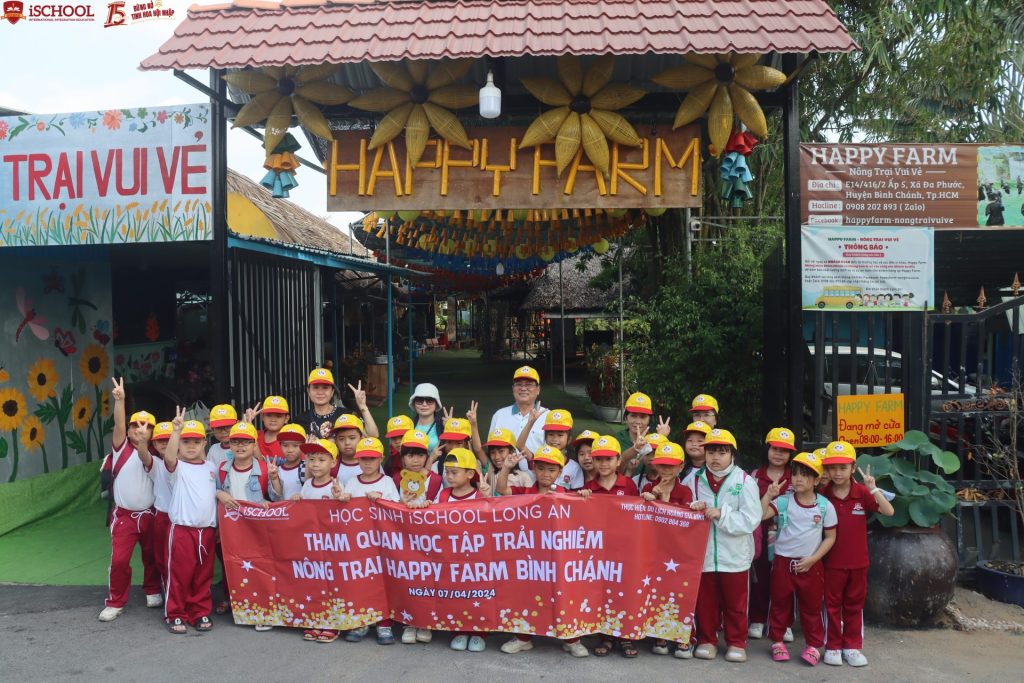 iSers tham quan, trải nghiệm và học tập tại nông trại Happy Farm