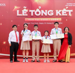 ischool trà vinh, các học sinh đạt giải hội khỏe phù đổng