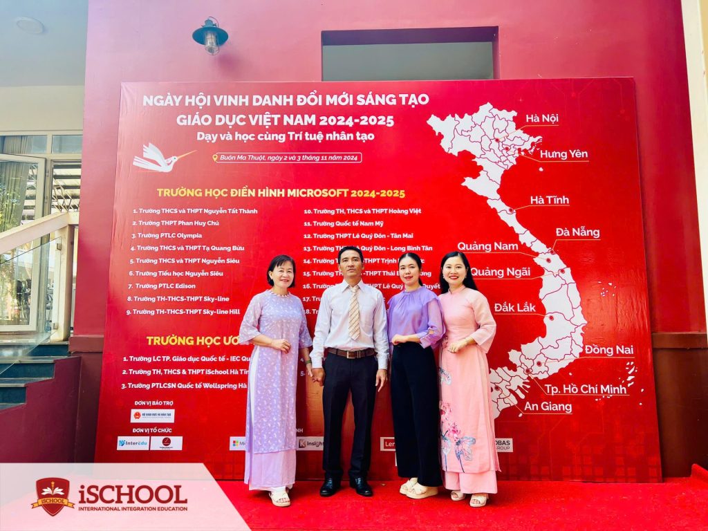 iSCHOOL QUẢNG TRỊ THAM GIA NGÀY HỘI VINH DANH ĐỔI MỚI SÁNG TẠO GIÁO DỤC VN 2024-2025