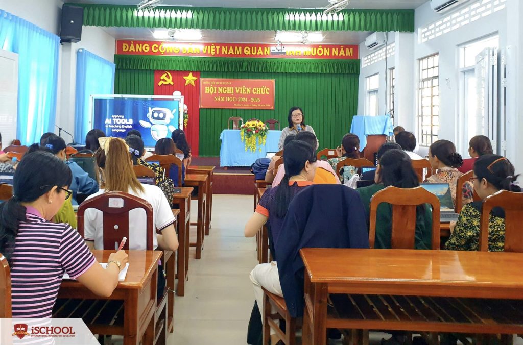 Tập Huấn Ứng Dụng AI Trong Giảng Dạy Tiếng Anh Tiểu Học Tại Trà Vinh