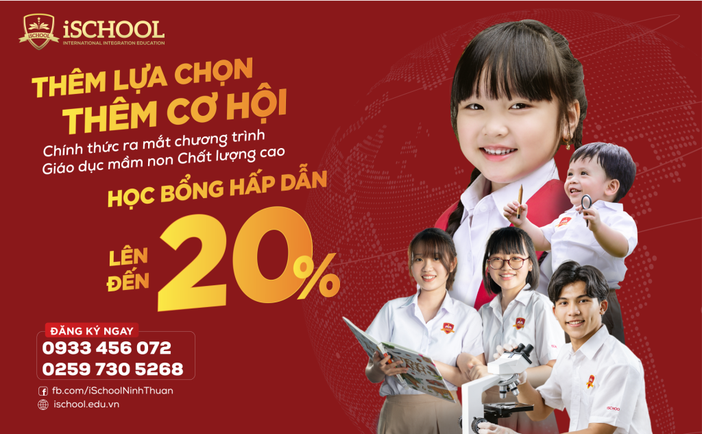 iSchool Ninh Thuận: Ra mắt Chương trình giáo dục mầm non Chất lượng cao