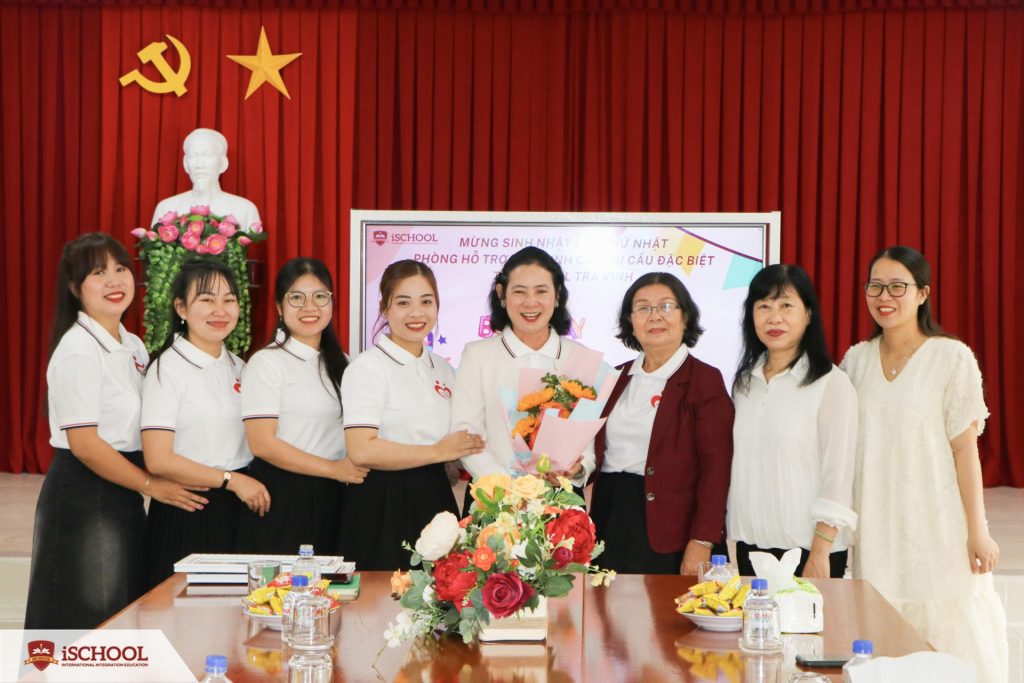 SINH NHẬT 1 TUỔI PHÒNG HỖ TRỢ TRẺ CÓ NHU CẦU ĐẶC BIỆT TẠI iSCHOOL TRÀ VINH