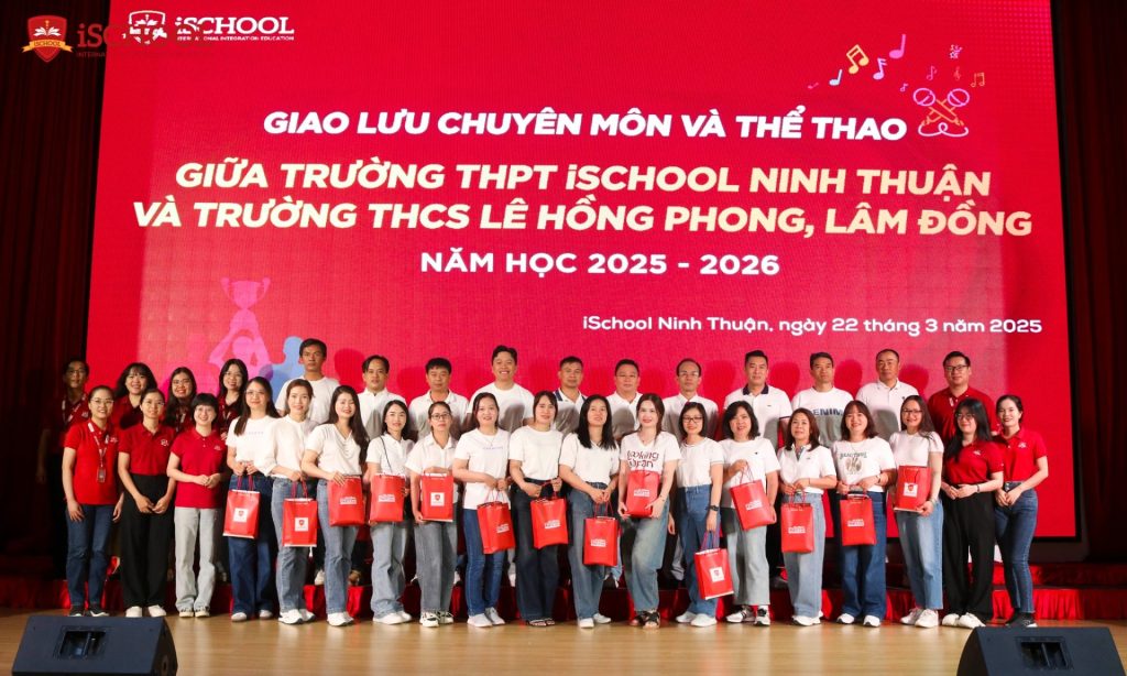 iSchool Ninh Thuận: Giao lưu chuyên môn và thể thao cùng Trường THCS Lê Hồng Phong, Lâm Đồng