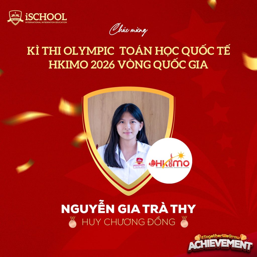 Vinh Danh iSers đạt giải kì thi Toán quốc tễ HKIMO 2026