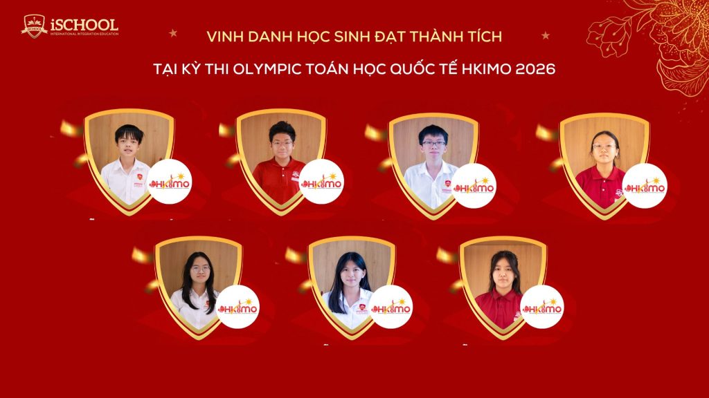 CƠN MƯA GIẢI THƯỞNG TẠI ĐẤU TRƯỜNG TOÁN HỌC QUỐC TẾ HKIMO 2026!