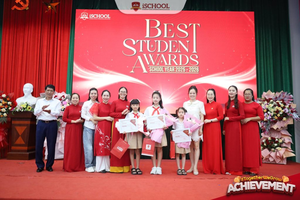 iSCHOOL CẨM PHẢ TỎA SÁNG RỰC RỠ TẠI BEST STUDENT AWARDS NĂM HỌC 2025–2026