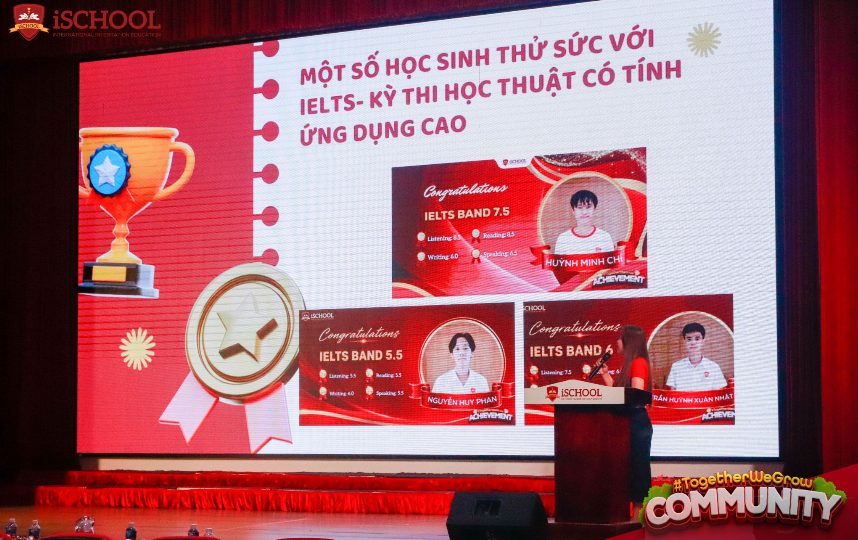 Cô Nguyễn Thị Kim Kiều - giáo viên Anh văn Trường THPT iSchool Ninh Thuận chia sẻ thành tích IELTS của các học sinh tại trường